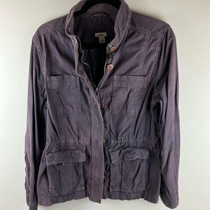 L.L. Bean Women’s Utility Jacket Sz Small With FLAW on Bottom Back - See Photos